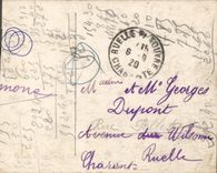 VINTAGE POSTCARD Mont Gilds Chain of Sanzy