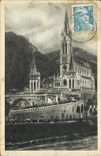VINTAGE POSTCARD Heavy the Basilica one day of national Pilgrimage