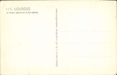 VINTAGE POSTCARD Heavy the Paternal House of Barnadette