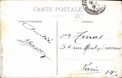 VINTAGE POSTCARD Heavy the Statue of St Michel the Cross of the Breton ones