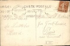 VINTAGE POSTCARD Heavy Saint Michel and the Esplanade