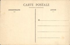 VINTAGE POSTCARD Heavy In front of the Church of the Rosary