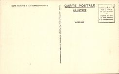 VINTAGE POSTCARD Heavy the Couronnee Virgin and the Castle