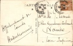 VINTAGE POSTCARD Heavy Sight on the Basilica