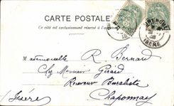 VINTAGE POSTCARD Fantasy the girl of the Adan frontier runner