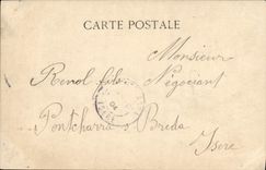 VINTAGE POSTCARD Fantasy Woman Sun