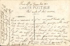 CPA Fantaisie Homme Fer a cheval