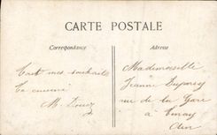 VINTAGE POSTCARD Fantasy Children Clover