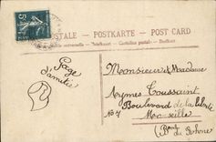 VINTAGE POSTCARD Fantaisie Children Poisson April 1st Fishes Sinning