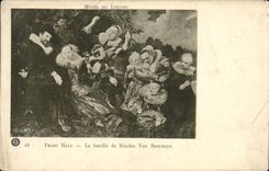 VINTAGE POSTCARD Frans Halls the family of Nicolas Van Beresteyn