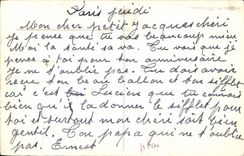 VINTAGE POSTCARD Fantasy Child Motor vehicle