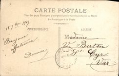 VINTAGE POSTCARD Fantasy Bony Woman