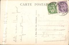 VINTAGE POSTCARD Aix Bians Rumilly has Seyssel Val To trust downstream from the stopping