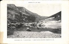 VINTAGE POSTCARD Gorges of Ardeche