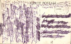 VINTAGE POSTCARD Falls of Areuse the jump of Brot