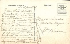 VINTAGE POSTCARD the Dimension Of Azure Gardens in Flowers