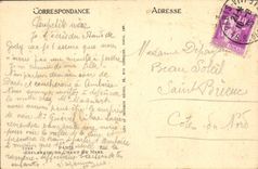 VINTAGE POSTCARD Paris Esplanade of the Champ de Mars