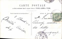 VINTAGE POSTCARD the mouth Aimee is a Femme cut