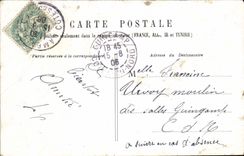 VINTAGE POSTCARD the kiss Burning it is the Femme flame