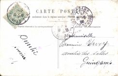 VINTAGE POSTCARD the burning kiss it is the caress Of which the Heart Woman