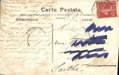 POSTAL Fouras de la VENDIMIA los barcos portuarios norteños