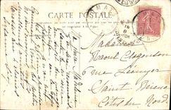 VINTAGE POSTCARD Surroundings of Sens Castle of Paron