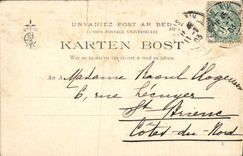 VINTAGE POSTCARD Clisson View of the Castle and the City