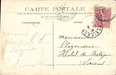 VINTAGE POSTCARD Castle of Coulans seen of the Park