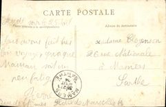Ataque frontal del corazón de Jacques del hotel de Bourges de la POSTAL de la VENDIMIA en el hoyo