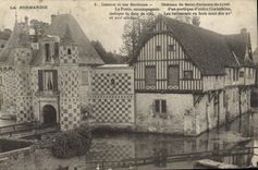 VINTAGE POSTCARD Normandy Lisieux and its surroundings Castle of Saint Germain of Livet