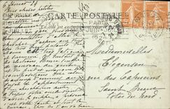 Ataque frontal de Castle De Maintenon Southernmost de la POSTAL de la VENDIMIA