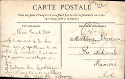 CPA Angers Caserne Du Genie Militaria