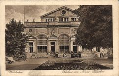 VINTAGE POSTCARD Wiesbaden Kurhaus amndt Nizza Platzchen