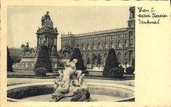 CPA Wien Maria Theresien Denkmal