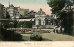 CPA Karisbad Der Kursalon Im Stadtpark