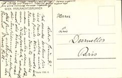 CPA Wien Parlamentsbrunnen