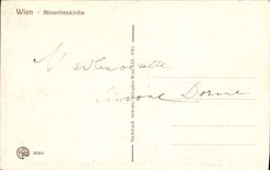 CPA Wien Minoritenkirche