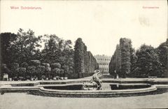 VINTAGE POSTCARD Wien Schonbrunn
