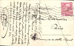 VINTAGE POSTCARD Karlsbad Blick Nach Coffee Park Schonbrunn