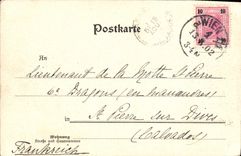 CPA Gloriette Schlossgarten Schonbrunn Wien