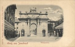 CPA Gruk Aus Innsbruck Triumphforte