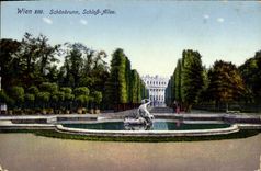 CPA Wien Schonbrunn Schloss Allee