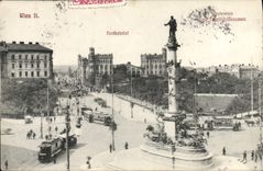 CPA Wien Nordbahnhof Tramway