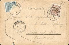 VINTAGE POSTCARD Alpengluhn Am dachstein Vom Gosausee J Mayburger