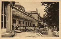 VINTAGE POSTCARD Wiesbaden Kurhausterrasse Cleans Room