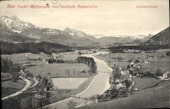 VINTAGE POSTCARD Bad Ischl Worfgangtal Von Sophiens Doppelblick