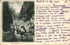 CPA Gruss Aus Ischl Rettenbachwildnis