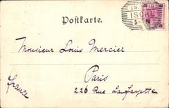 VINTAGE POSTCARD Gruss Aus Ischl Rettenbachwildnis