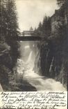 VINTAGE POSTCARD Gastein Schrekbrucke
