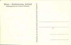 CPA Wien Schonbrunn Schloss Empfangssalon der Kaiserin Elisabeth